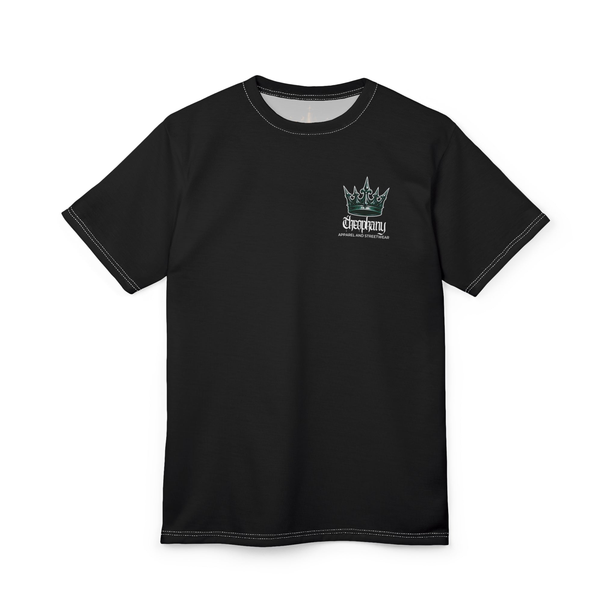 Shroud of Turin Black Cut & Sew T-Shirt