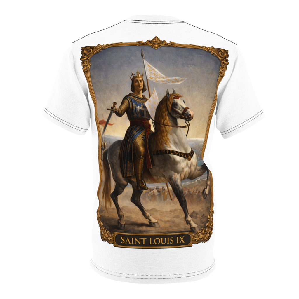 Crusader Collection: Saint Louis IX Black Tee