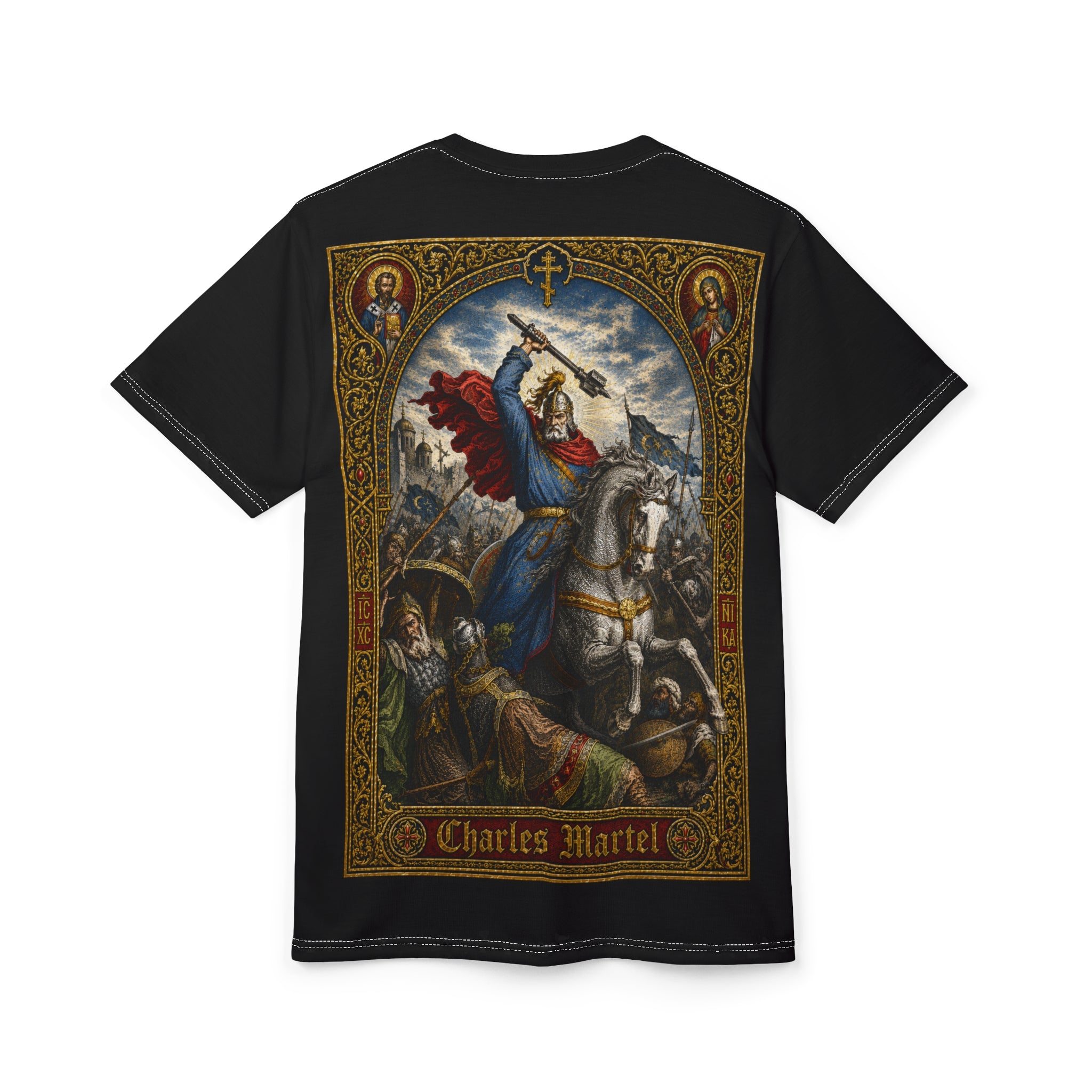 Defender Collection: Charles Martel Edition Black T-Shirt