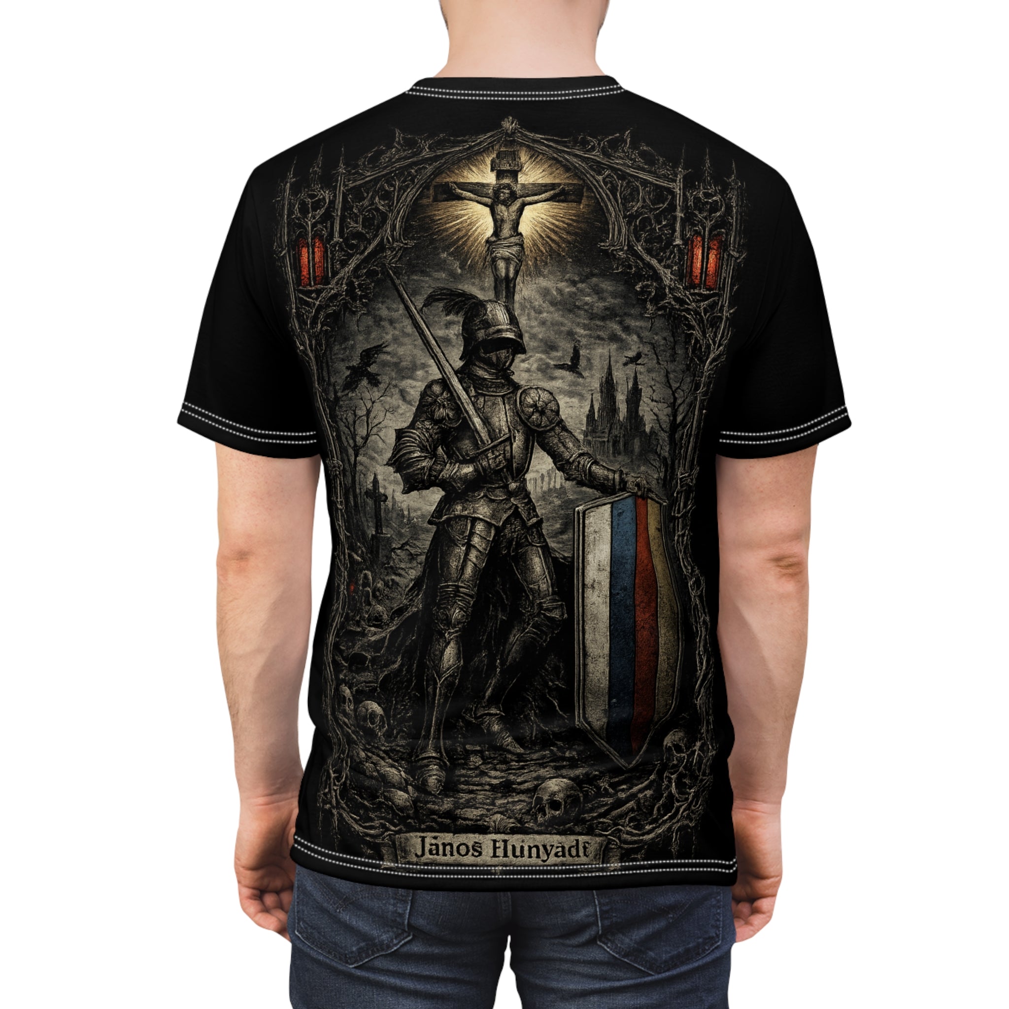 Defender Collection: John Hunyadi Edition Black T‑Shirt